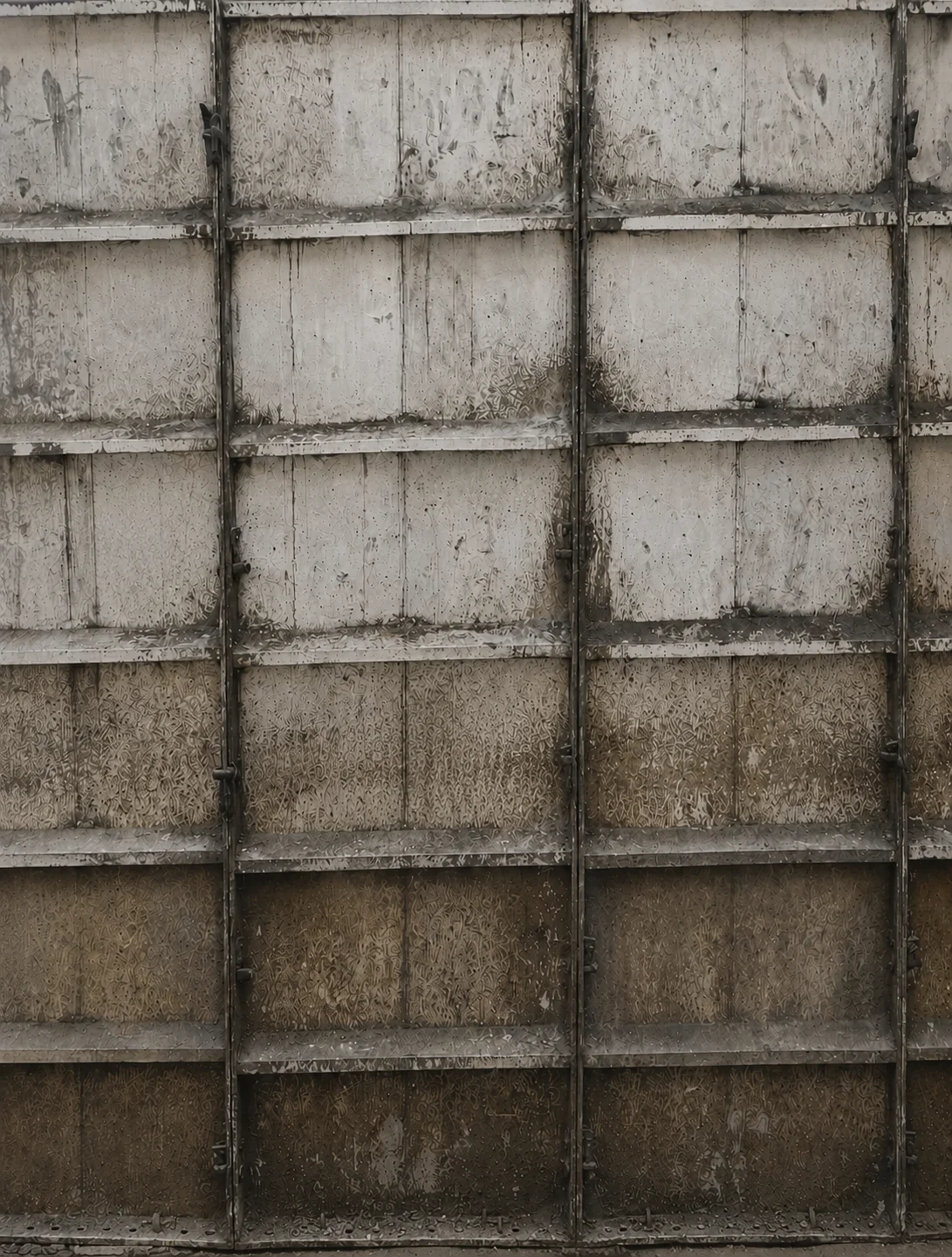 Aluform panel before chemical cleaning